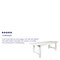 Flash Furniture Rectangle 40" W, 96" L, 29.75" H, Wood, Wood Grain XA-F-96X40-WH-GG - alternate 8
